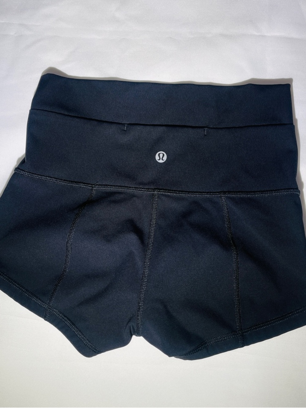 lululemon athletica Black Performance Waistband Shorts